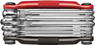 Zdjęcie produktu dla crankbrothers multitool rowerowy M10/czarny/czerwony, narzędzie do naprawy rowerów