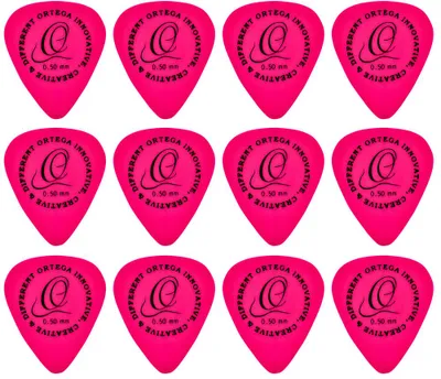 Produktbild von ORTEGA OGPST12-050 S-Tech Picks Sandy Feel 0,50mm