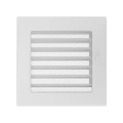 Obrázok produktu pre Sieťová mriežka s nastaviteľnou klapkou na prúdenie vzduchu - biela - 17 x 37 cm