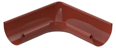 Immagine prodotto di BRYZA Angolo di grondaia zincato interno Ø 150 mm, rosso mattone RAL 8004