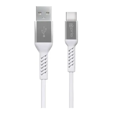 Image de prio High-Speed Charge & Sync USB C vers USB A 3A 1,2 m blanc