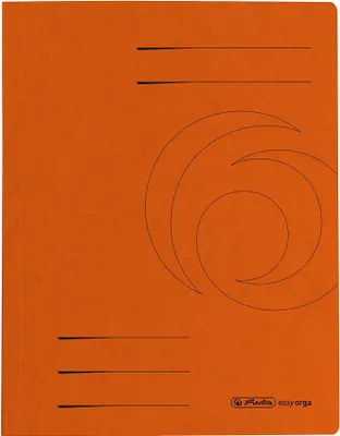 Image de 25x herlitz 10902922 Schnellhefter Quality Karton orange DIN A4