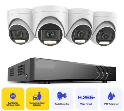 Productafbeelding van Beveiligingscamera's - Camerabewaking - CCTV Camerasysteem - Waterdichte - 5MP Resolutie