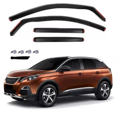 Produktbild von 4er-Set Windabweiser für PEUGEOT 3008 II (2017–2024)