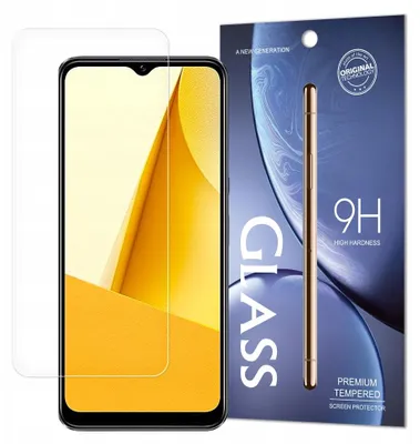Zdjęcie produktu dla Tempered Glass szkło hartowane Vivo Y16 / Y02s twardość 9H (opakowanie – koperta)