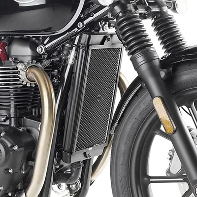 Obrázek produktu pro Víko Chladiče Triumph Street Twin 900 '16-'22 Černé