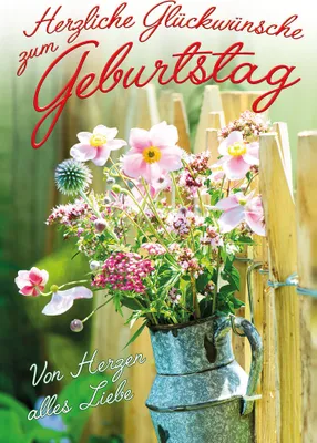 Produktbild von Geburtstag  Unverpackt  Glückwunschkarte im Format 115x17cm mit Umschl