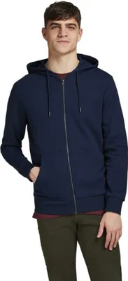 Zdjęcie produktu dla Jack & Jones 12181901, Dorosły, Niebieski, L, Bawełna, Poliester, Nie wybielać, Pranie delikatne (30°C)