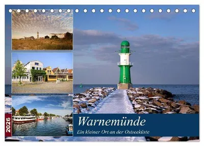 Produktbild von Urlaub in Warnemünde (Tischkalender 2026 DIN A5 quer), CALVENDO Monatskalender
