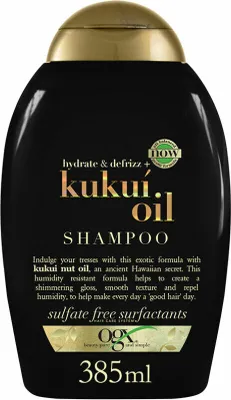 Image de Shampoing OGX – Hydratant et lissant à l'huile de kukui, 385 ml
