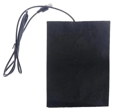 Image de Appareil de chauffage, fibre de carbone, tapis chauffant portable, 15 x 20 cm