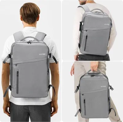 Produktbild von Famanu Reisrucksack für Damen und Herren - Handgepäck, Laptopfach, Schuhfach