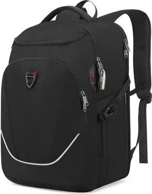 Image de Sac à dos pour ordinateur portable, imperméable, avec port USB et protection antivol, pour femmes et hommes