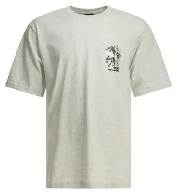 Image de Stüssy t-shirt homme gris en coton - S