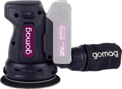 Produktbild von Gomag Akku-Exzenterschleifer GO-EXS125 20V Schleifgerät Schleifteller 125mm