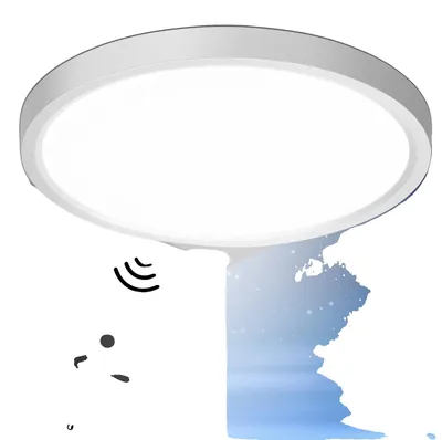 Image de Plafonnier, détecteur de mouvement, économe en énergie, 1 pièce, lumière neutre, blanc
