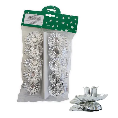 Produktbild von 10 Baumkerzenhalter silber