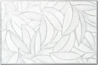 Produktbild von Zeller Platzset "Farn", Kunststoff, silber, 45 x 30 cm (1 Stück)