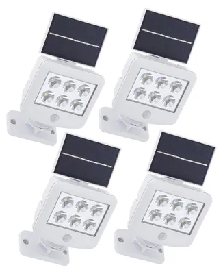 Produktbild von 4er Set LED Solarleuchte, weiß, Bewegungsmelder, L 12,8 cm