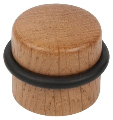Obrázek produktu pro Dřevěná zarážka na dveře z dubového dřeva, průměr 37 mm, balení 36 kusů