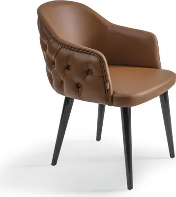 Produktbild von Chestefield Stuhl mit Armlehnen Designer Esszimmer Modern Einrichtung