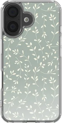 Zdjęcie produktu dla etui imoshion Design do Apple iPhone 16 - Smoke Green Flowers