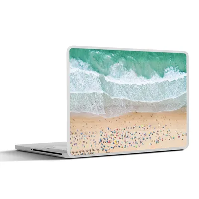 Produktbild von MuchoWow® Laptop Aufkleber Sticker Cover Meer - Strand - Sonnenschirme - Wasser - Sommer 30x21 cm - Sticker für Laptop - Selbstklebend