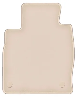 Produktbild von DURBAN Beige Velours-Fahrerfußmatte für Nissan Juke II F16 Crossover (2019-)