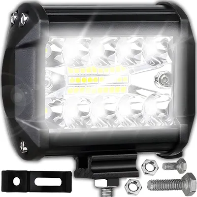 Produktbild von LED Arbeitsscheinwerfer 12V Nahfeldausleuchtung 20 LED Scheinwerfer 60W Flutlicht Arbeitslicht Worklight Arbeitsscheinwerfer Traktor Offroad SUV Rueckfahrscheinwerfer IP67 8000LM Retoo