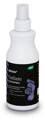 Produktbild von Aktivin® CoolSocks Fußspray, 250 ml Sprühflasche