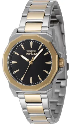 Obrázek produktu pro Invicta Speedway 47338 Dámské Hodinky - Quartz Hnutí - Nerezová Ocel s Černý Ciferník - 34 mm