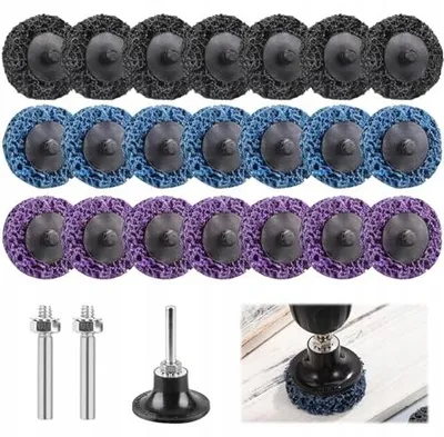Obrázek produktu pro Čisticí brusné kotouče 50 mm pro brusku, sada 21 ks