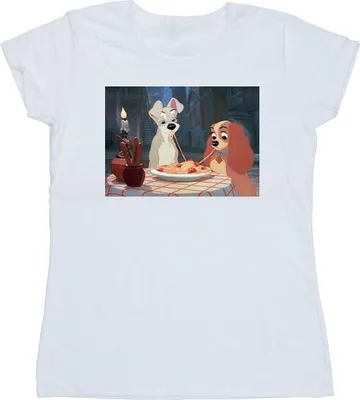 Produktbild von Disney - "Lady And The Tramp" T-Shirt für Damen BI26159 (M) (Grau)