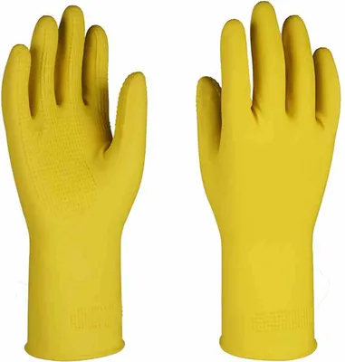 Image de Sänger 112-04 MagnoGrip HH gant XL latex avec profil rugueux, jaune (1 paire)