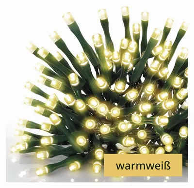 Imagen del producto de Guirnalda LED EMOS, efecto lluvia de hielo, 10 metros + cable de conexión de 5 metros, 600 LEDs