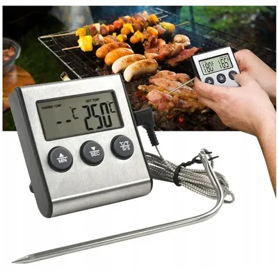 Zdjęcie produktu dla Termometr kuchenny Sonda do pieczenia Timer