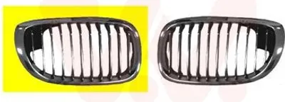 Produktbild von VAN WEZEL 0653518 Kühlergrill Frontgrill für BMW 3 Coupe (E46) Rechts Chrom
