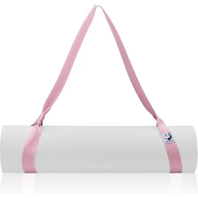 Immagine prodotto di Cinghia di trasporto per tappetini da yoga, in cotone, regolabile, rosa chiaro, 1,8 metri