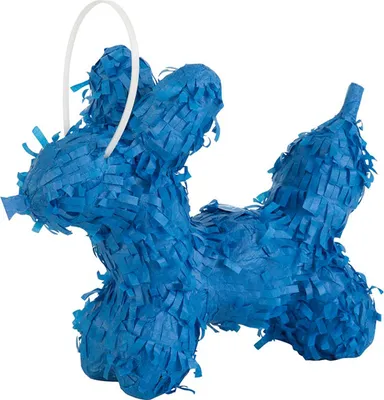 Produktbild von Ballon Hund Mini Piñata blau