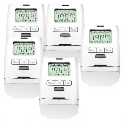 Produktbild von 5 Stück HT 2000 Elektronischer Heizkörperthermostat  Germany