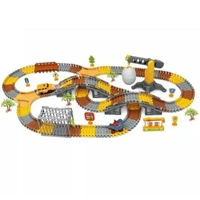 Produktbild von Bavytoy Variable Dino-Bahn 271teilig schmal