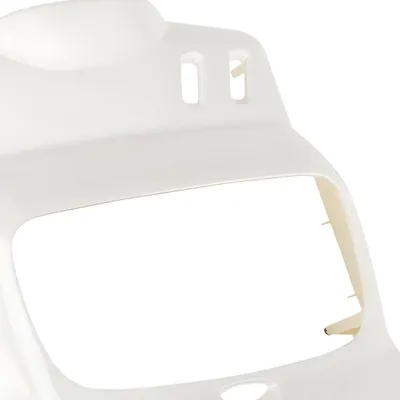 Zdjęcie produktu dla Biała osłona przednia Str8 do Yamaha Bw's/Mbk Booster od 2004 r