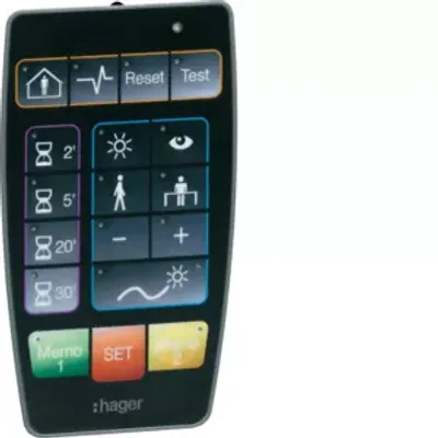Immagine prodotto di HAGER EE807 Telecomando per rilevatore di presenza da incasso - Impostazioni