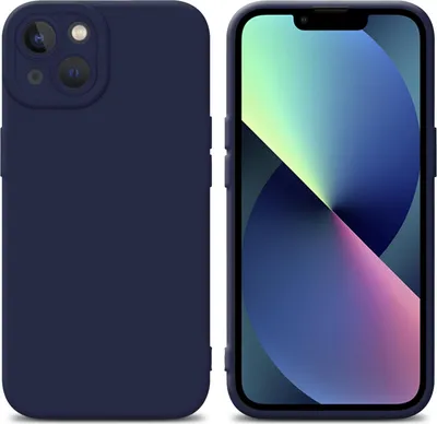 Produktbild von Cadorabo Hülle für Apple iPhone 13 Schutz Hülle in Blau TPU Silikon Etui Case Handyhülle
