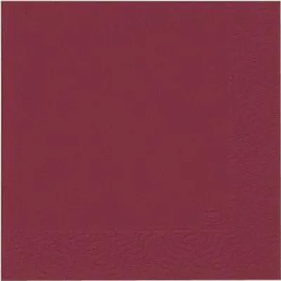 Produktbild von Duni Servietten bordeaux 33 x 33 cm - 50er Pack