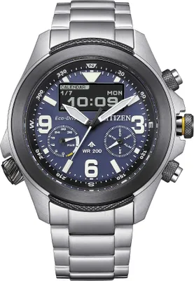 Produktbild von Chronograph Citizen Silber   Kollektion Promaster Land - mann