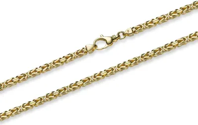 Produktbild von Goldkette Königskette Länge 50cm - Breite 3,5mm - 585-14 Karat Gold