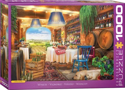 Produktbild von Winery - Weingut - 1000 Teile Puzzle - Format 68x48 cm