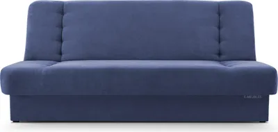 Produktbild von MOEBLO Schlafsofa CYPRUS – Sofa Kippsofa Klappsofa Click-Clack Couch für Wohnzimmer Federkern Sofagarnitur Polstersofa mit Bettkasten und Schlaffunktion (BxHxT): 192x85x92 cm (Dunkelblau - Soro 76)