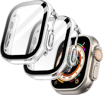 Obrázok produktu pre Ochranný kryt displeja Apple Watch Ultra 2/1 49 mm 2 kusyOchranný kryt Tvrdené sklo Vysoká citlivosť